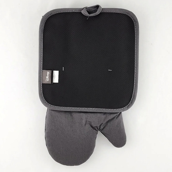 Minnie Mouse Disney Red Grey Oversized Oven Mitt & Pot Holder 2  Piece Set - Picture 8 of 9